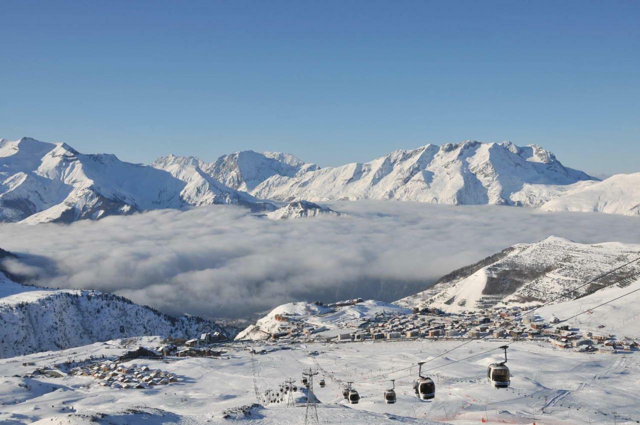 Appartements Le Soleil Huez Bagian luar foto