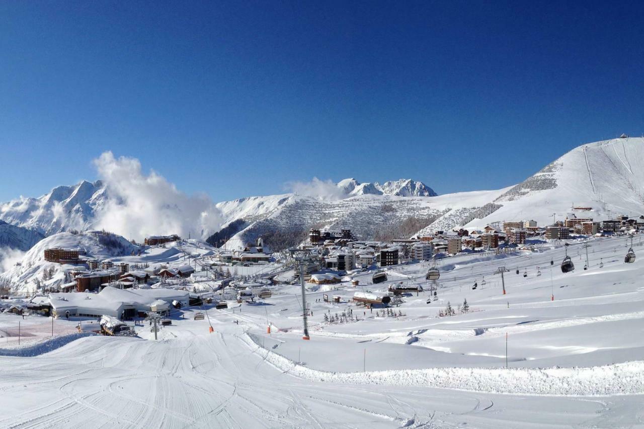 Appartements Le Soleil Huez Bagian luar foto